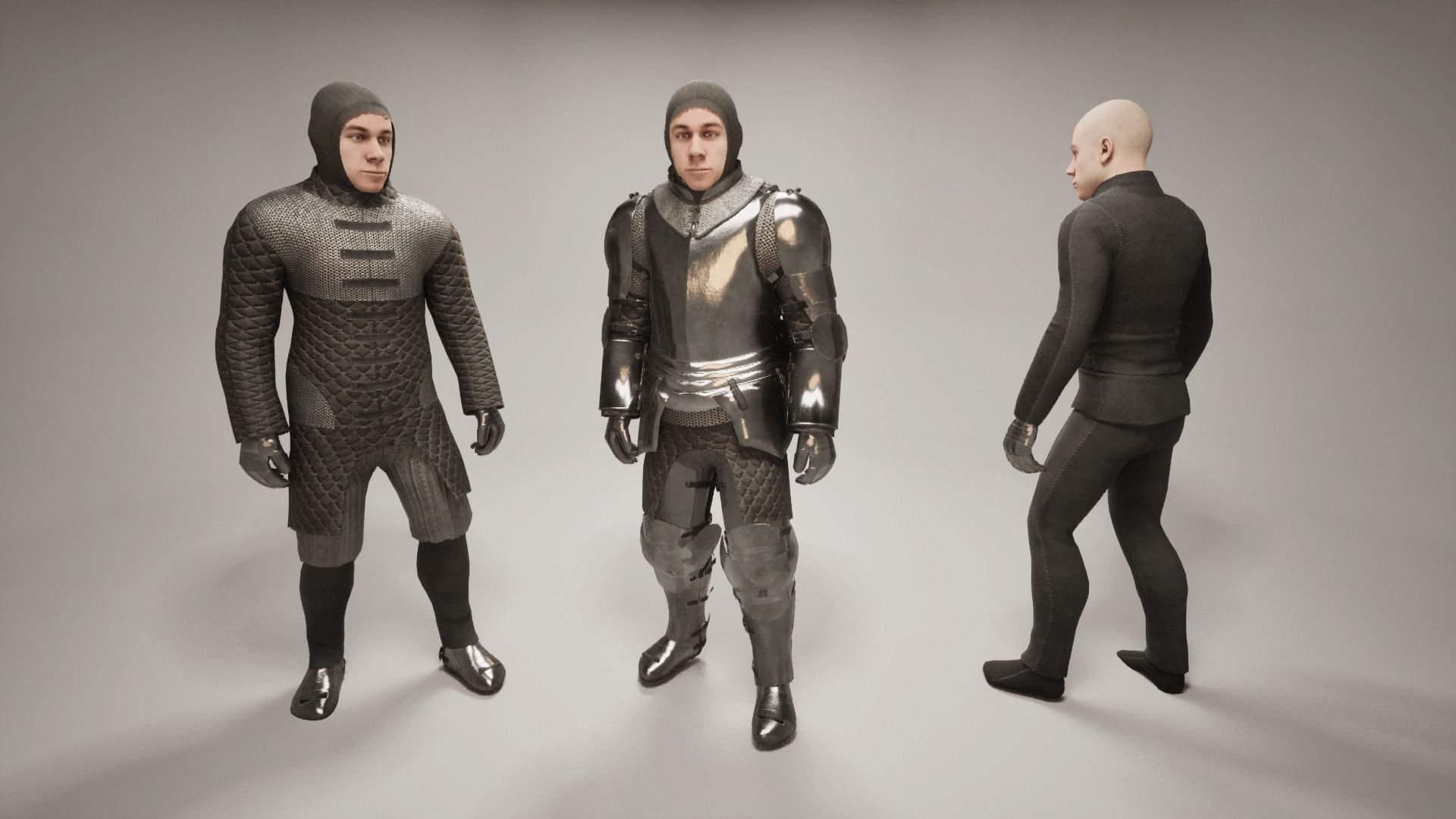 TAB Medieval Knight - 10 Low-poly 3D model_21