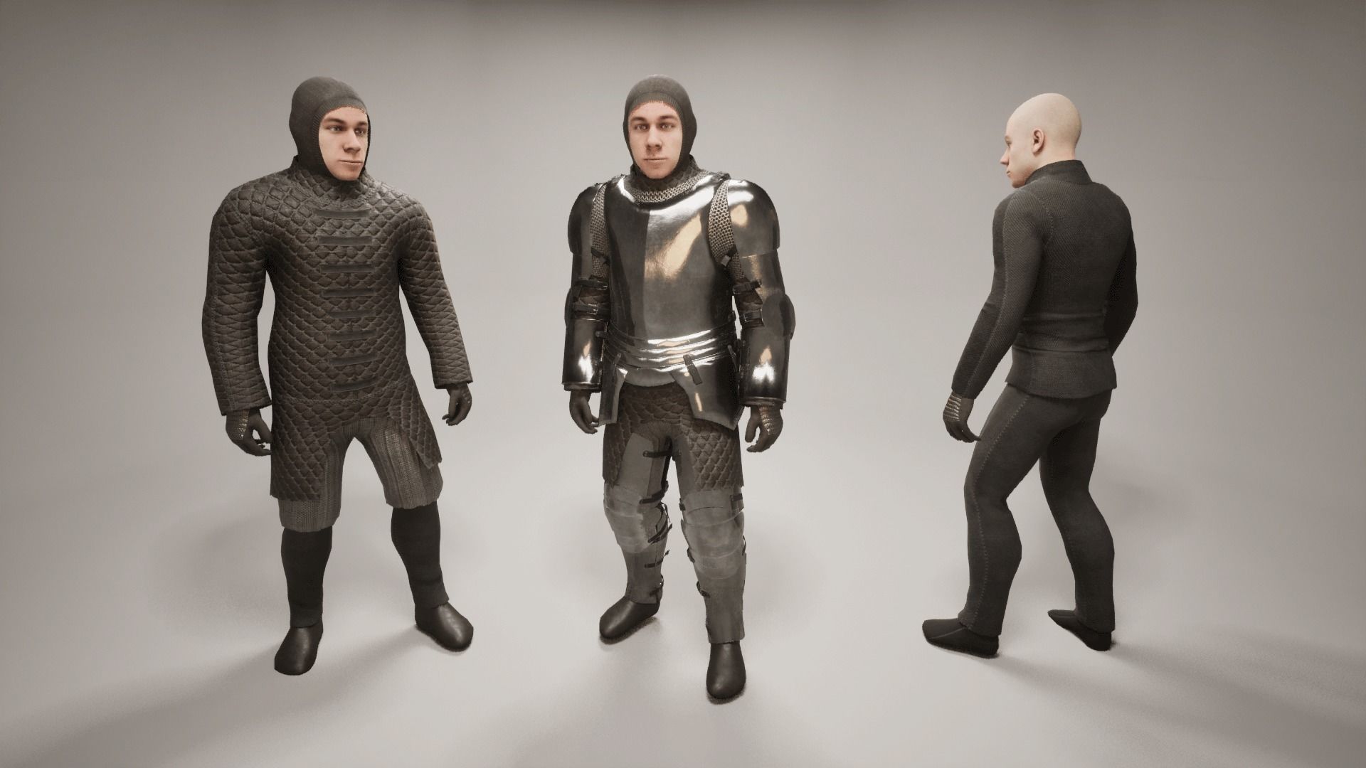 TAB Medieval Knight - 10 Low-poly 3D model_17