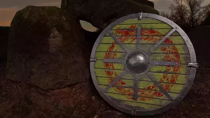 The Viking shield