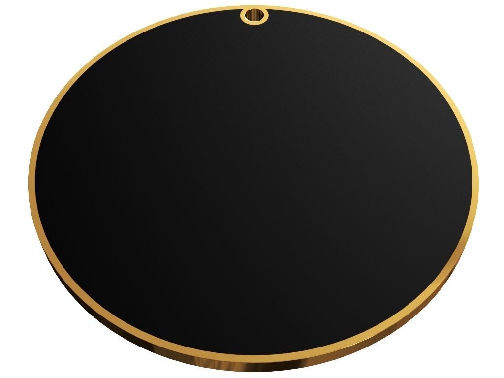 Panda Pendant 3D print model_9