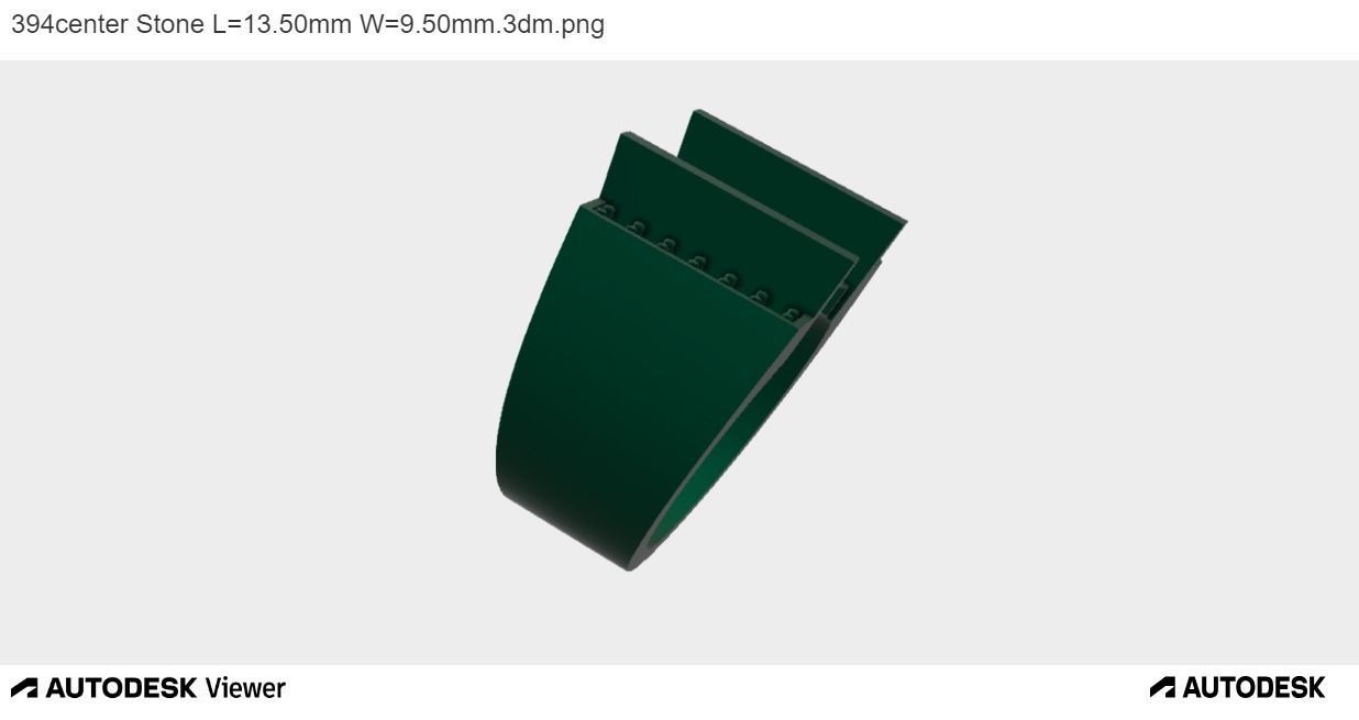 Men Ring With Oval Cut Center Stone 3D print model_3