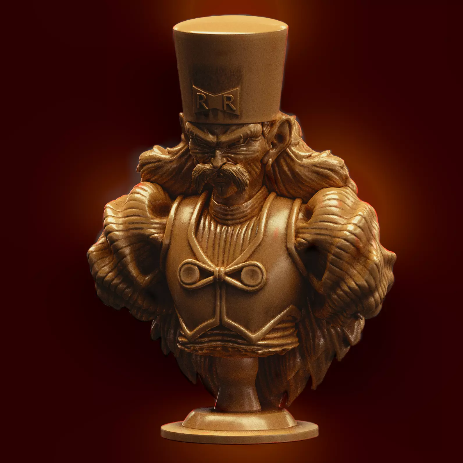 DOCTOR Gero bust Dragon Ball 3D print model