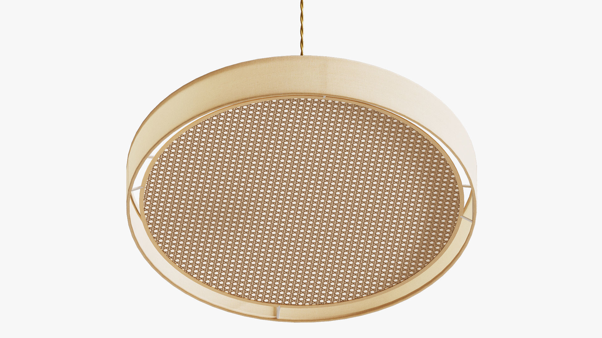 Pendant light Eclipse natural canning 3D model_4