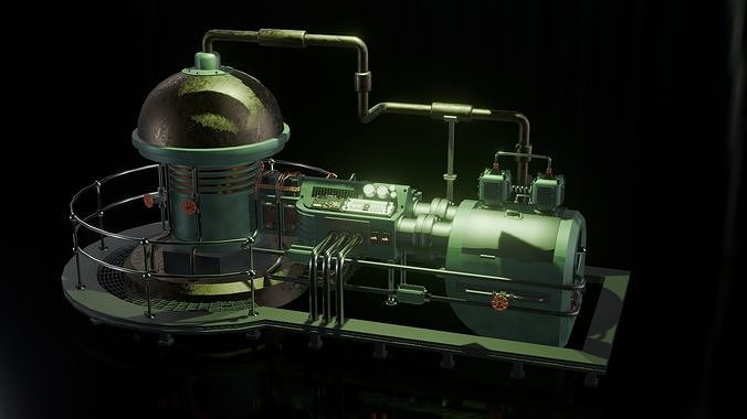 Old Sci-fi Generator 3D model