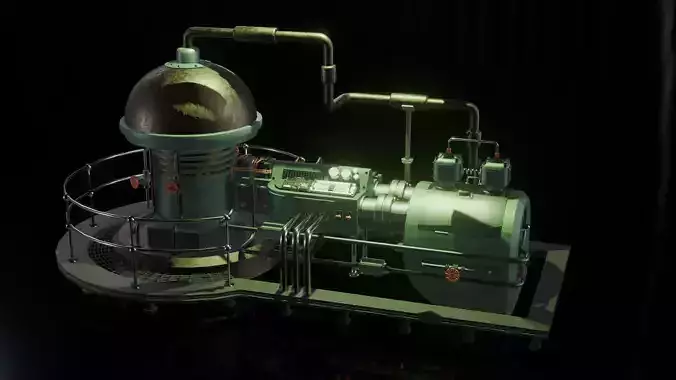 Old Sci-fi Generator 3D model
