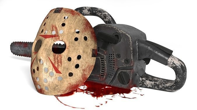 Jason Voorhees Mask - Horror Halloween - Friday 13th Movie 1988 3D model