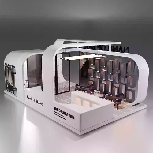 booth exhibition stall 5 by 8 meters