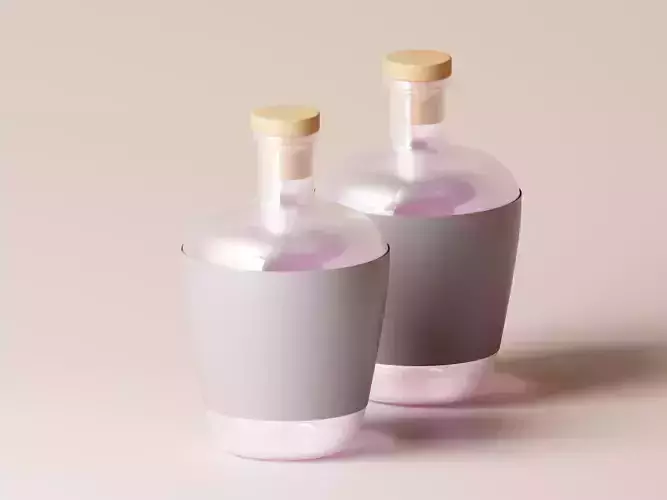 Wholesale Dropper Bottle 3D Model