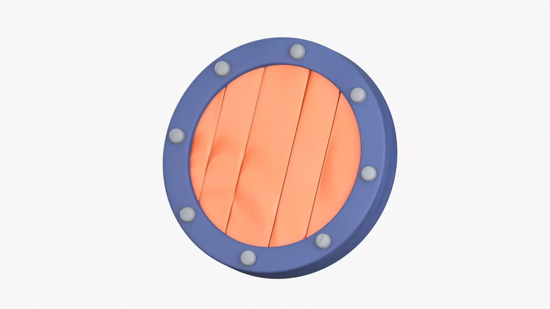 Shield 3D Illustration 3D model_0