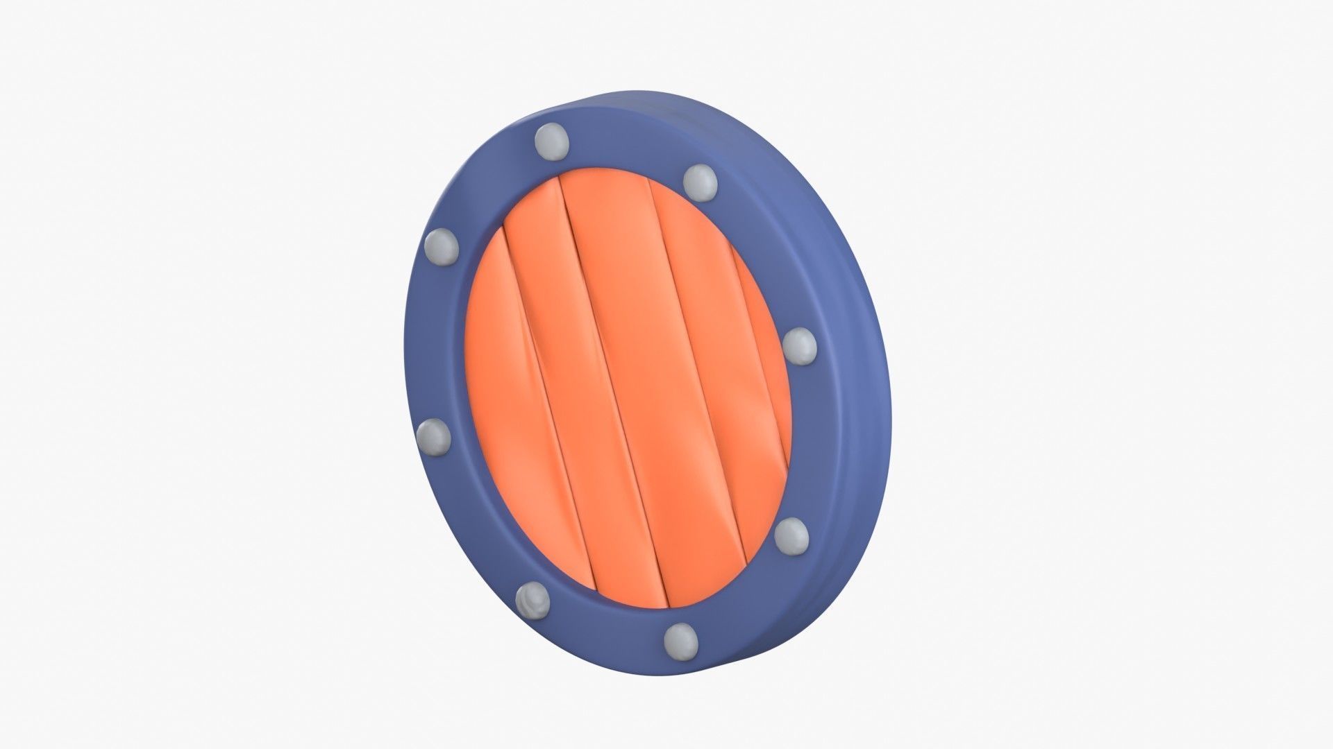 Shield 3D Illustration 3D model_11