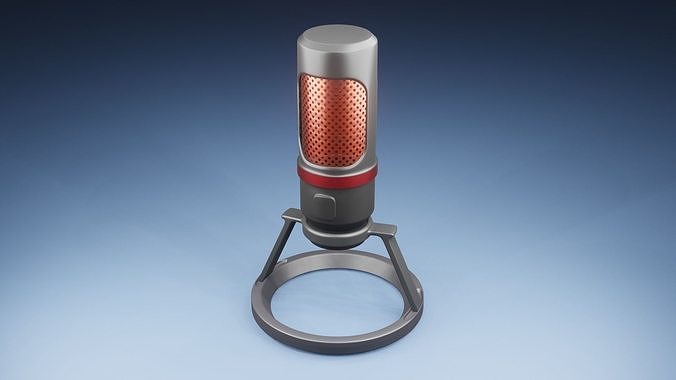 Condenser Microphone 3D model
