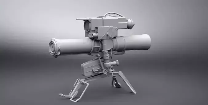 9M113 Konkurs atgm scale model 3D print model