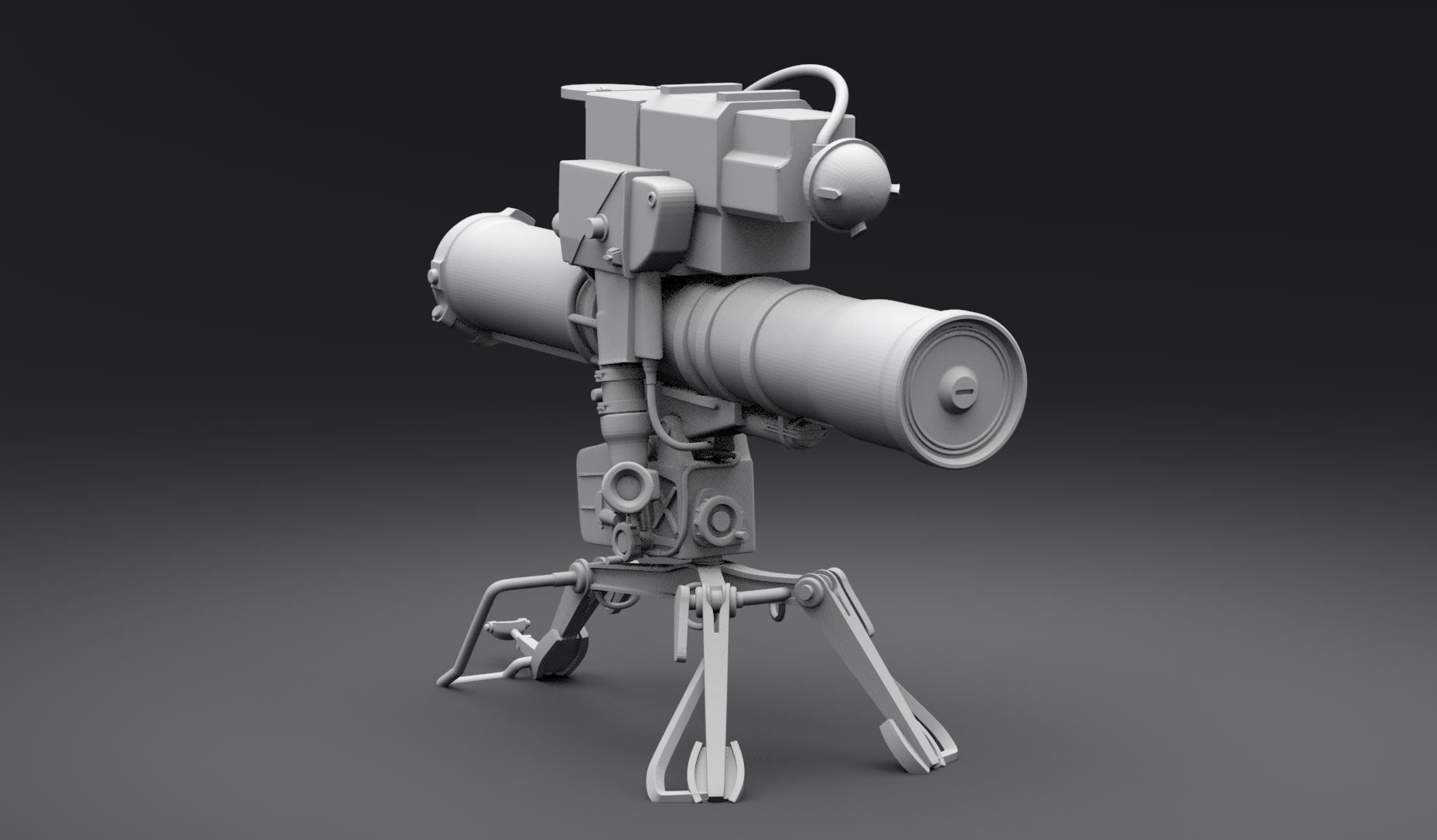 9M113 Konkurs atgm scale model 3D print model_2