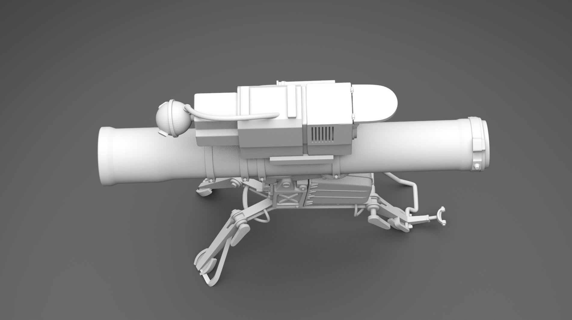 9M113 Konkurs atgm scale model 3D print model_3