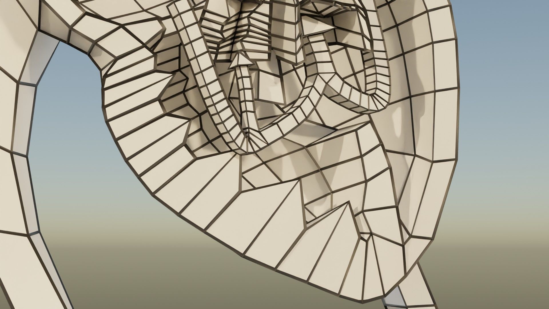 TAF Tetralogy of Fallot vs Normal circulation Low-poly 3D model_51