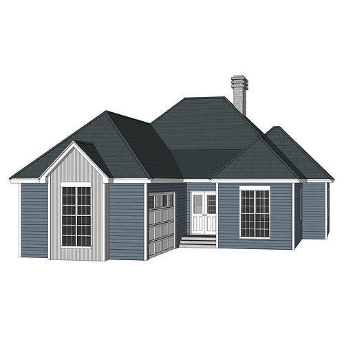 Mediterranean Style House-09 -Archimple LLC 3D model