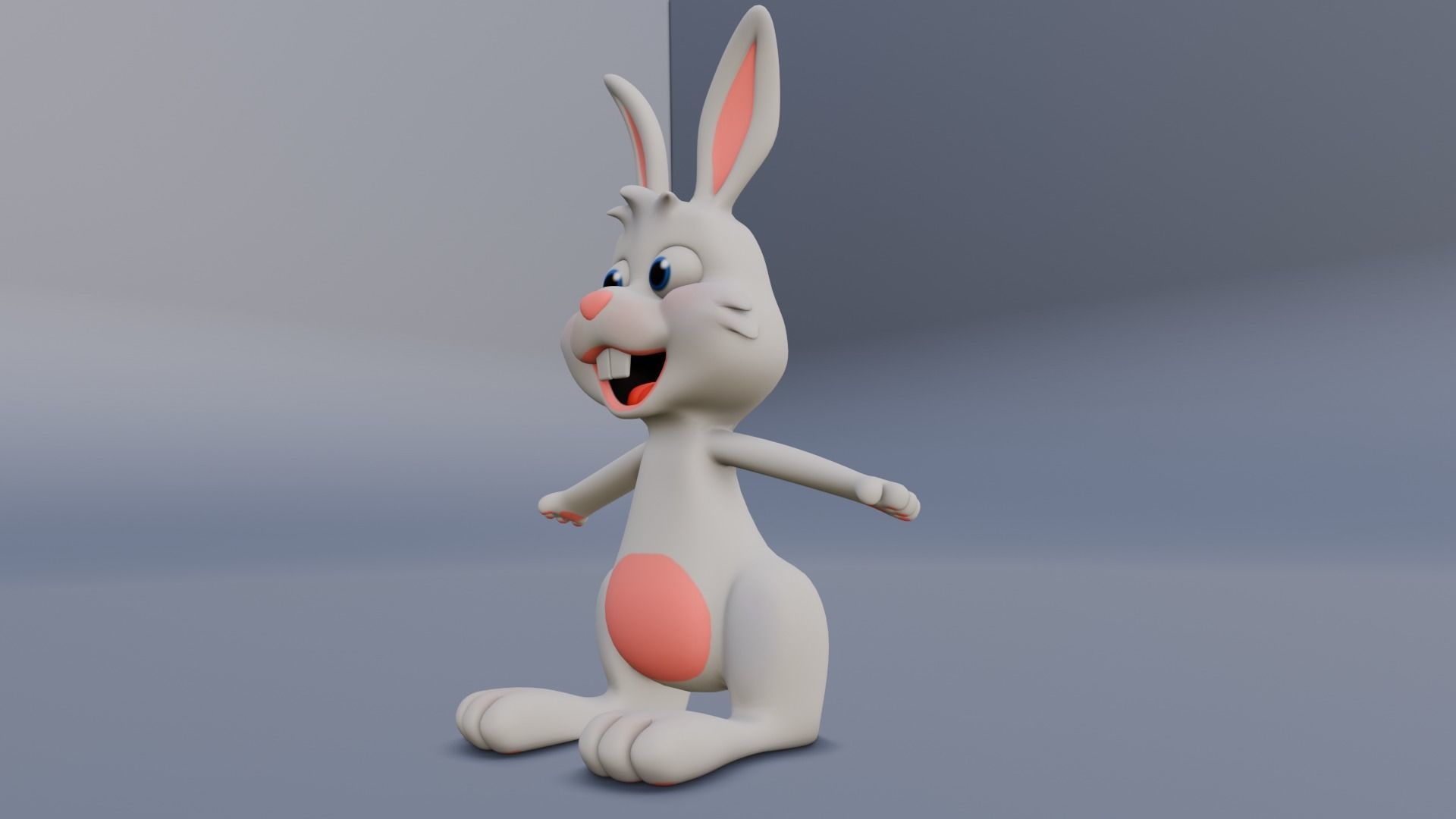 Bugs Bunny 3D Model  Low-poly 3D model_14