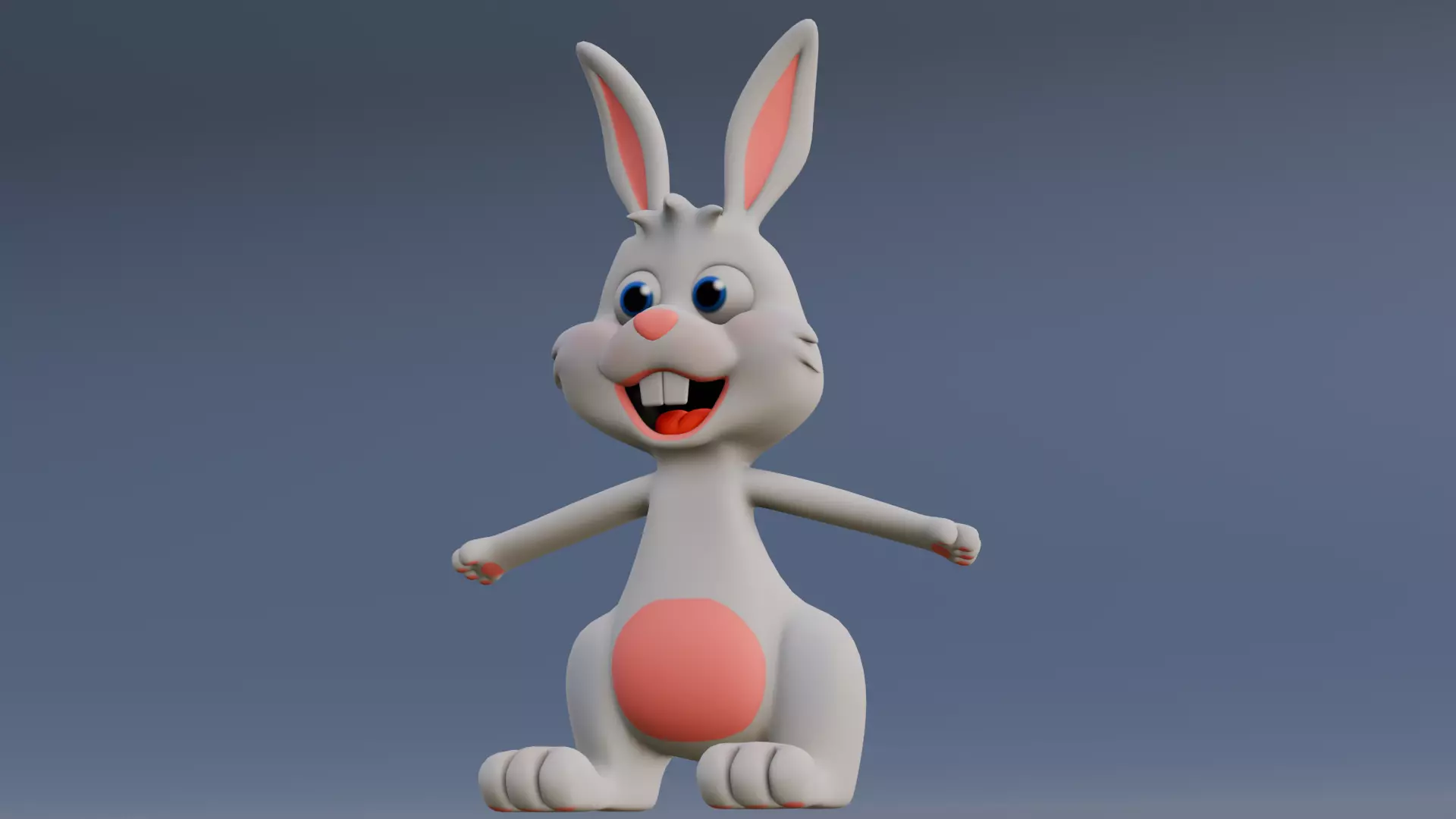Bugs Bunny 3D Model  Low-poly 3D model_0