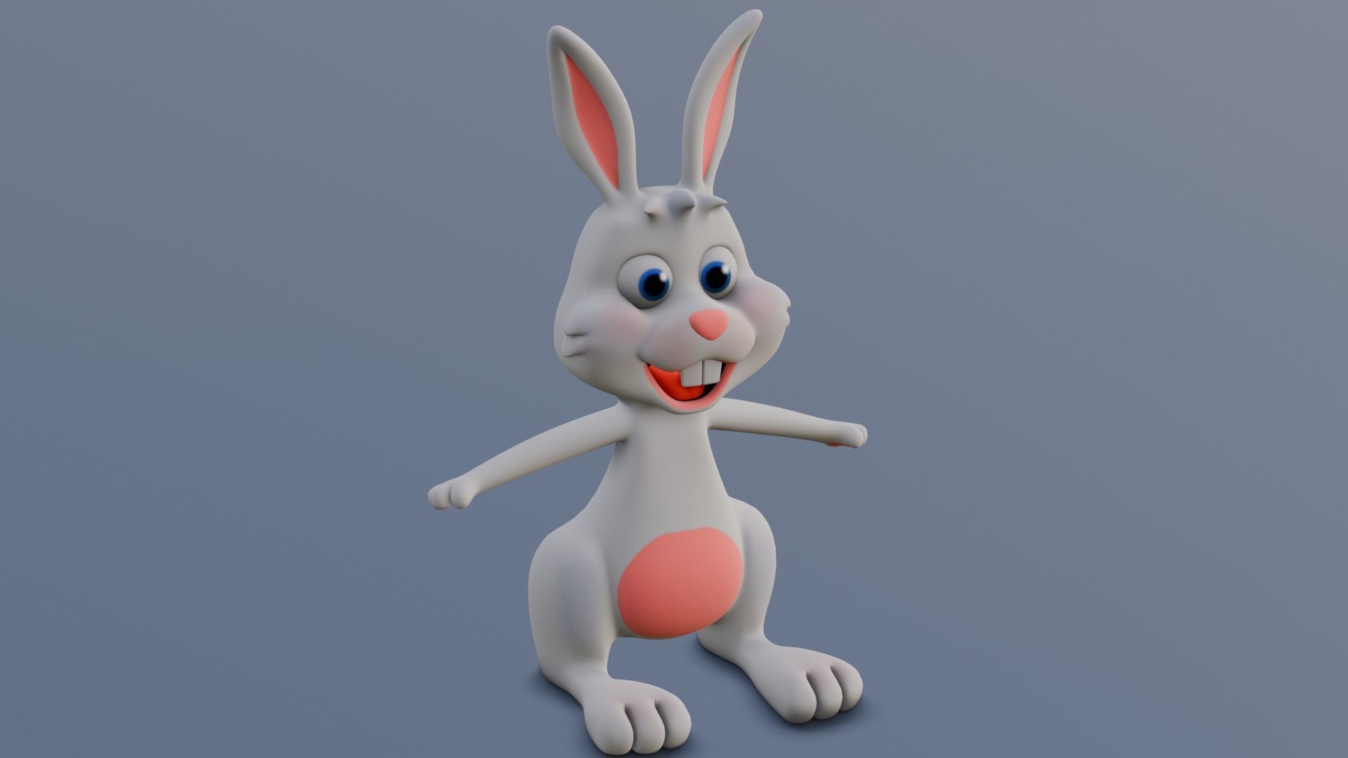 Bugs Bunny 3D Model  Low-poly 3D model_17