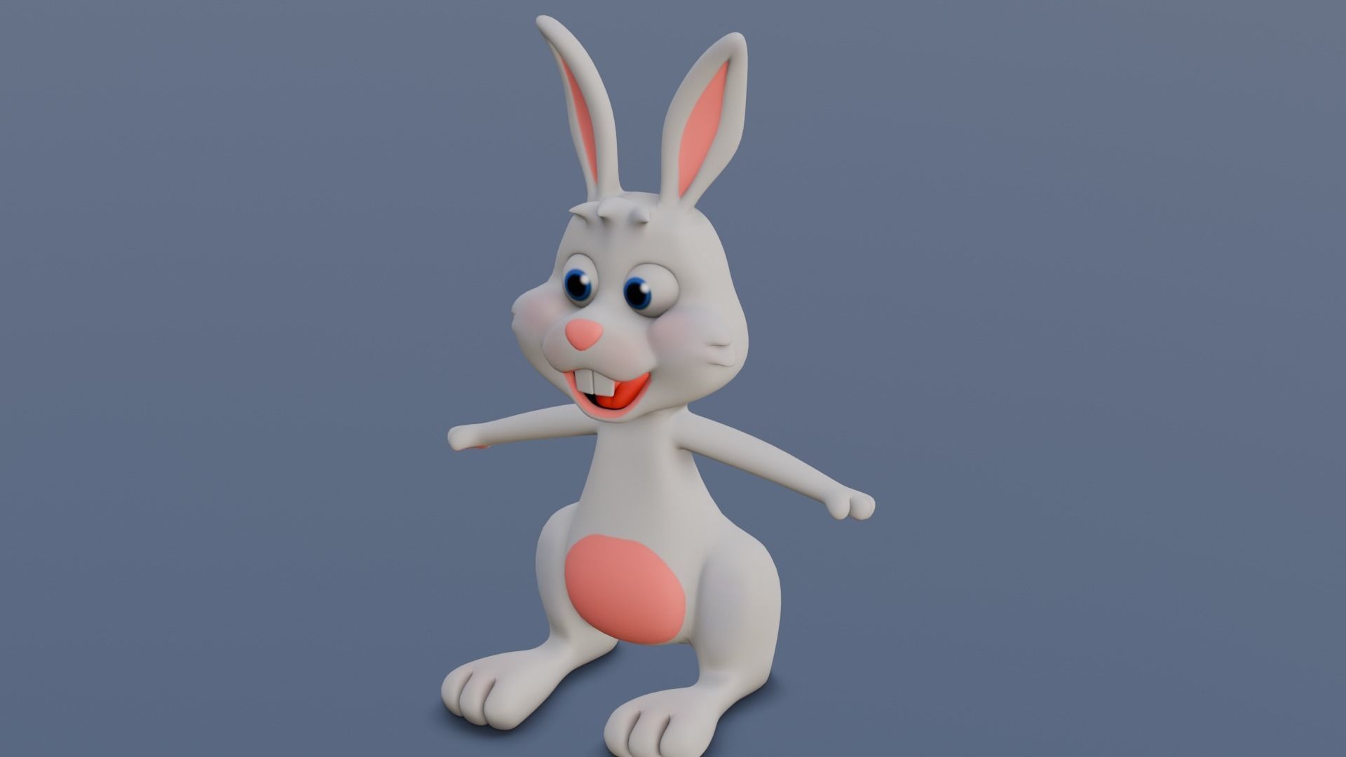 Bugs Bunny 3D Model  Low-poly 3D model_5
