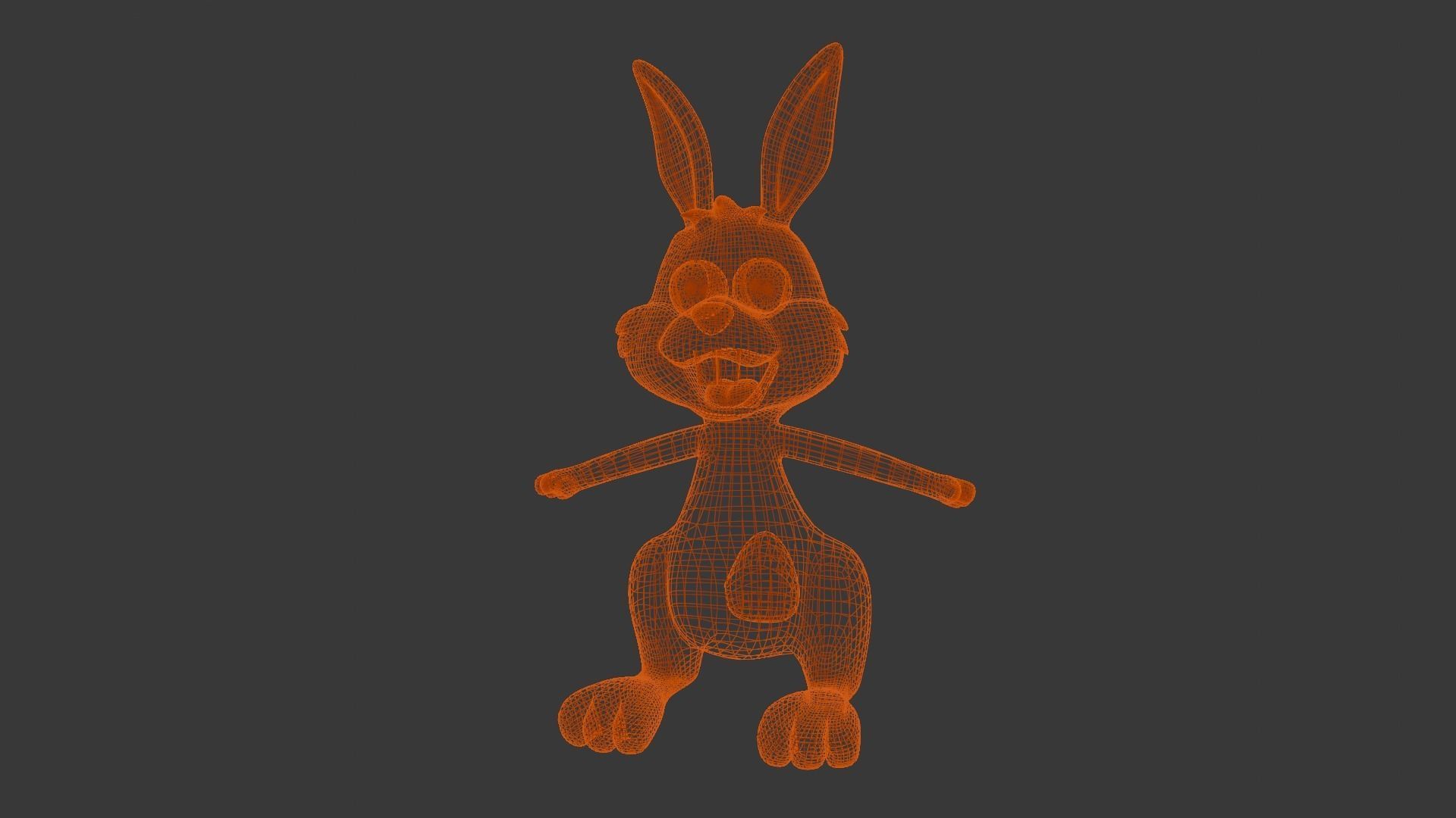 Bugs Bunny 3D Model  Low-poly 3D model_10