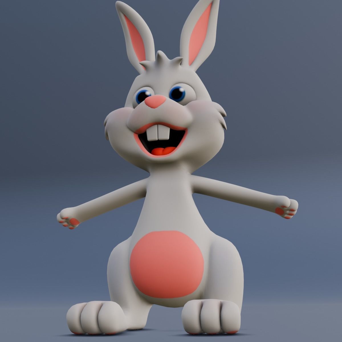 Bugs Bunny 3D Model  Low-poly 3D model_8