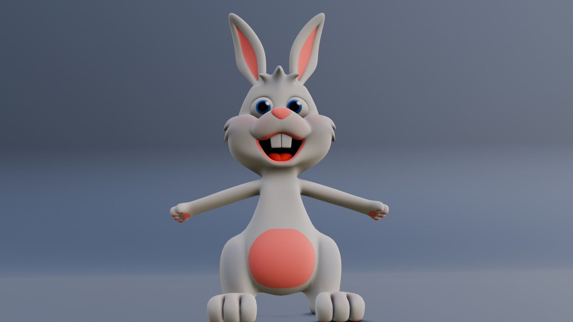 Bugs Bunny 3D Model  Low-poly 3D model_6