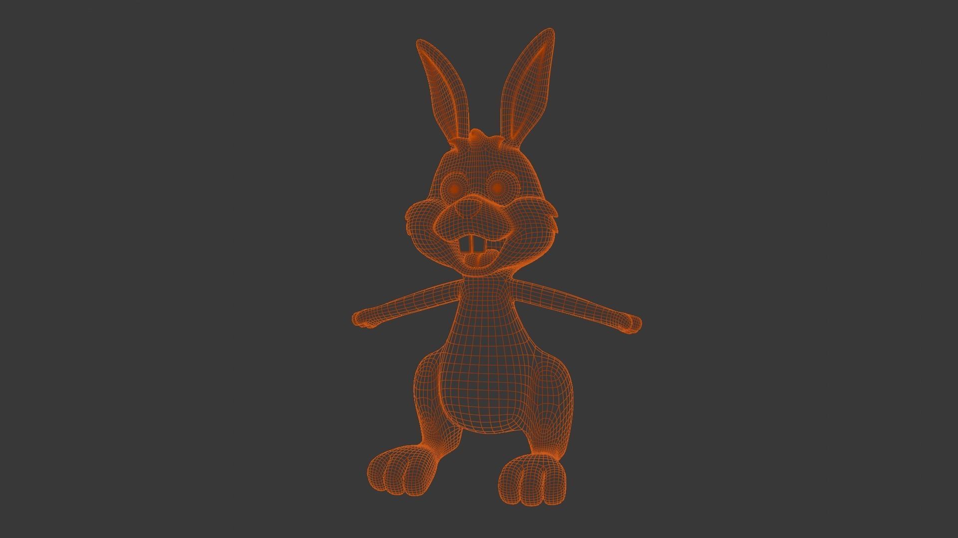 Bugs Bunny 3D Model  Low-poly 3D model_12