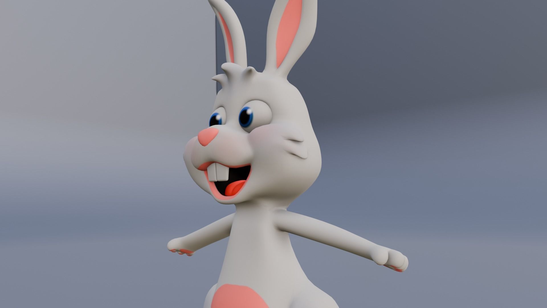 Bugs Bunny 3D Model  Low-poly 3D model_4