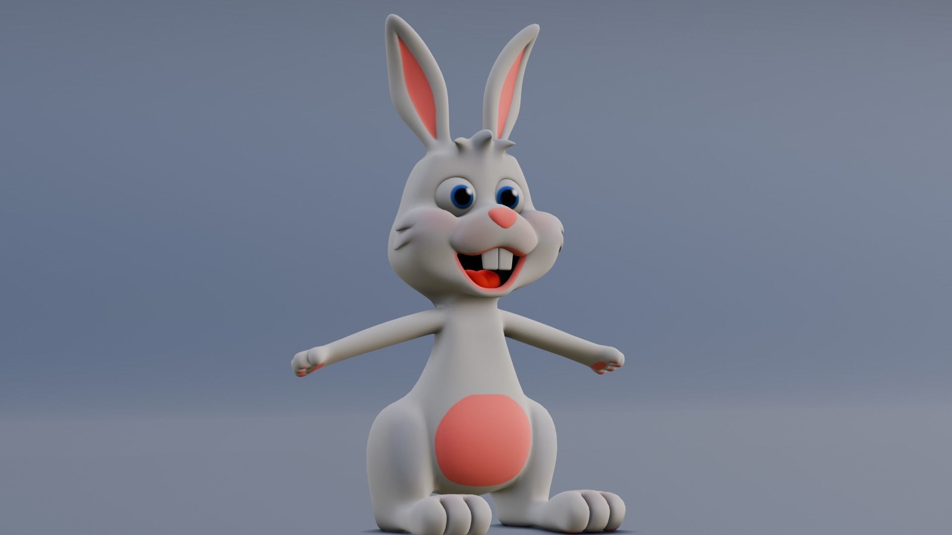 Bugs Bunny 3D Model  Low-poly 3D model_1