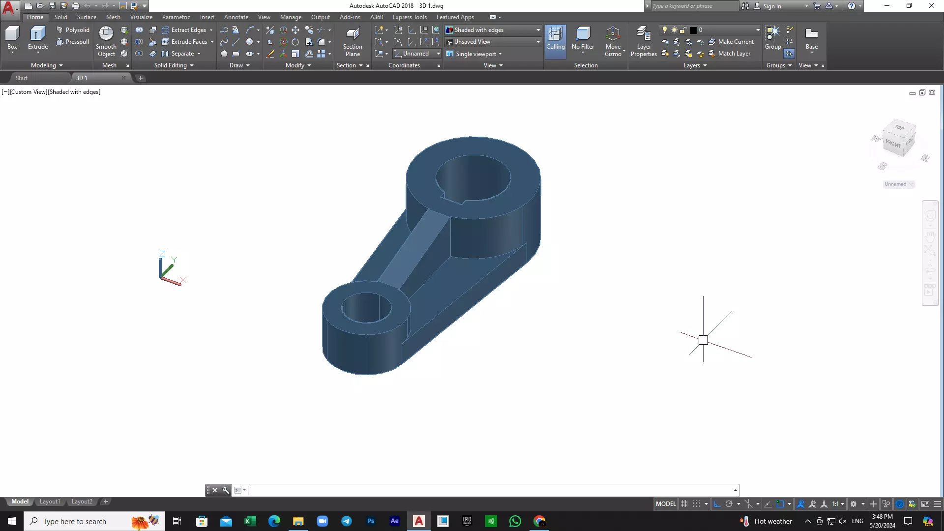 mechanical part Free 3D model_0
