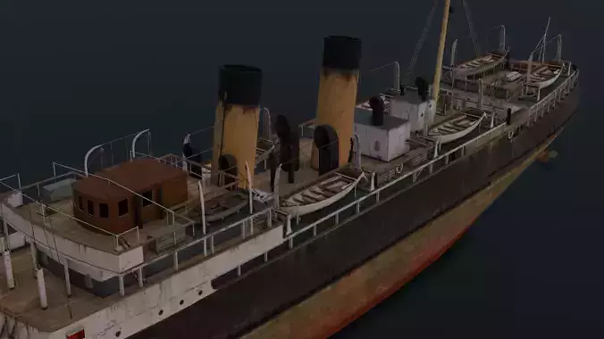 Ship 3D Model 