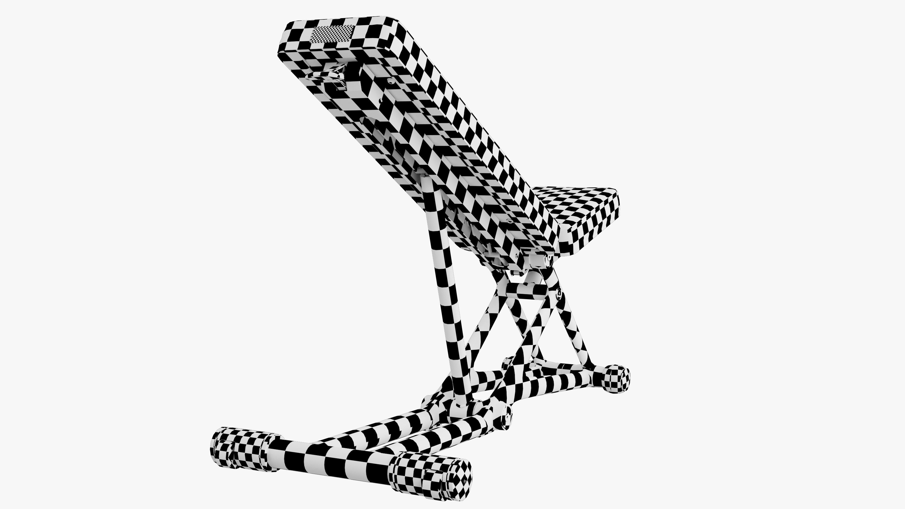 Technogym Bench Personal 3D model_19