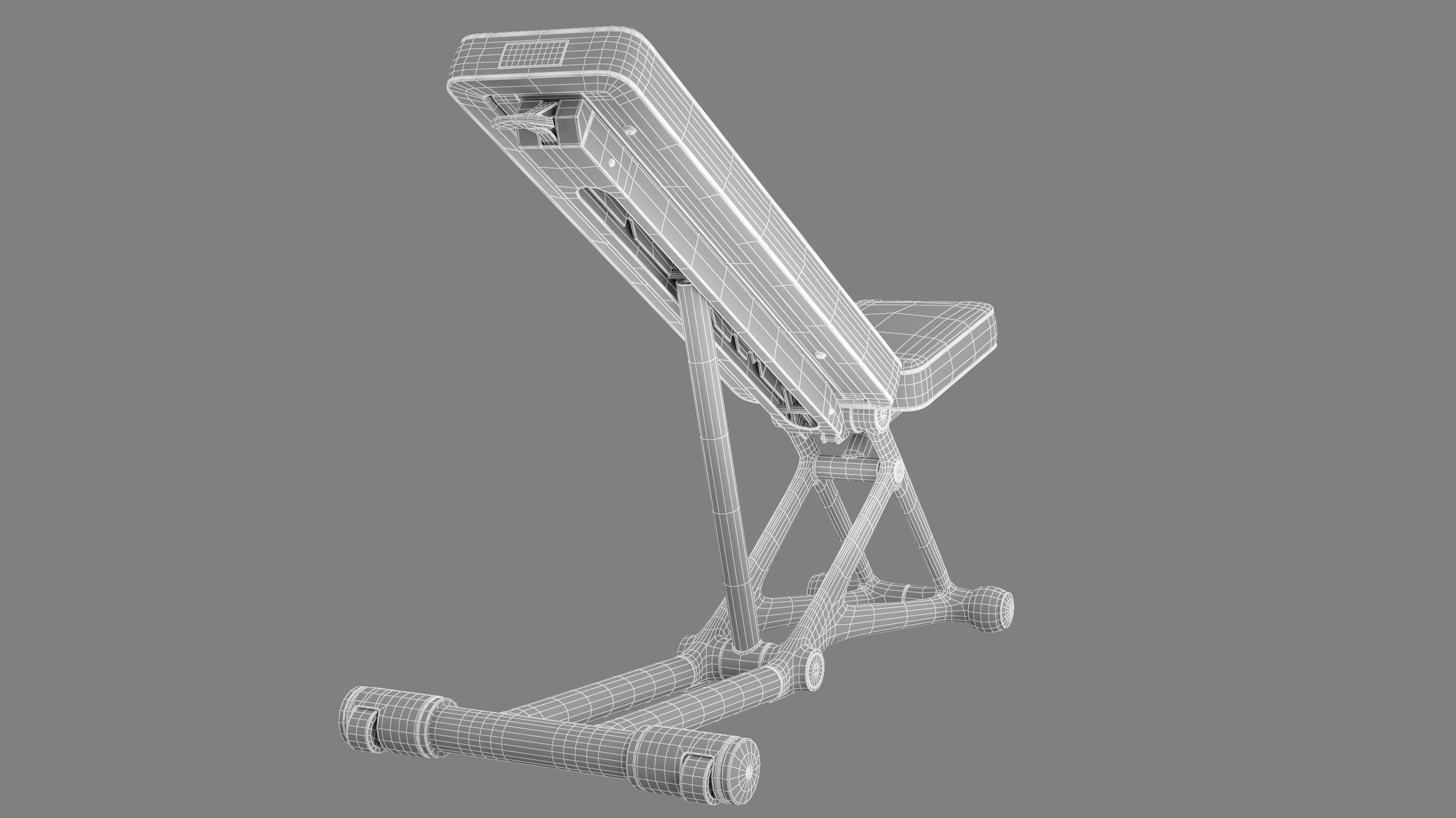 Technogym Bench Personal 3D model_13