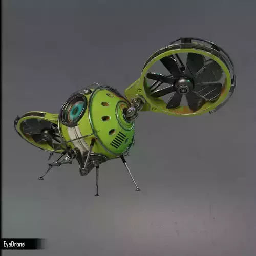 EyeDrone Low-poly 3D model
