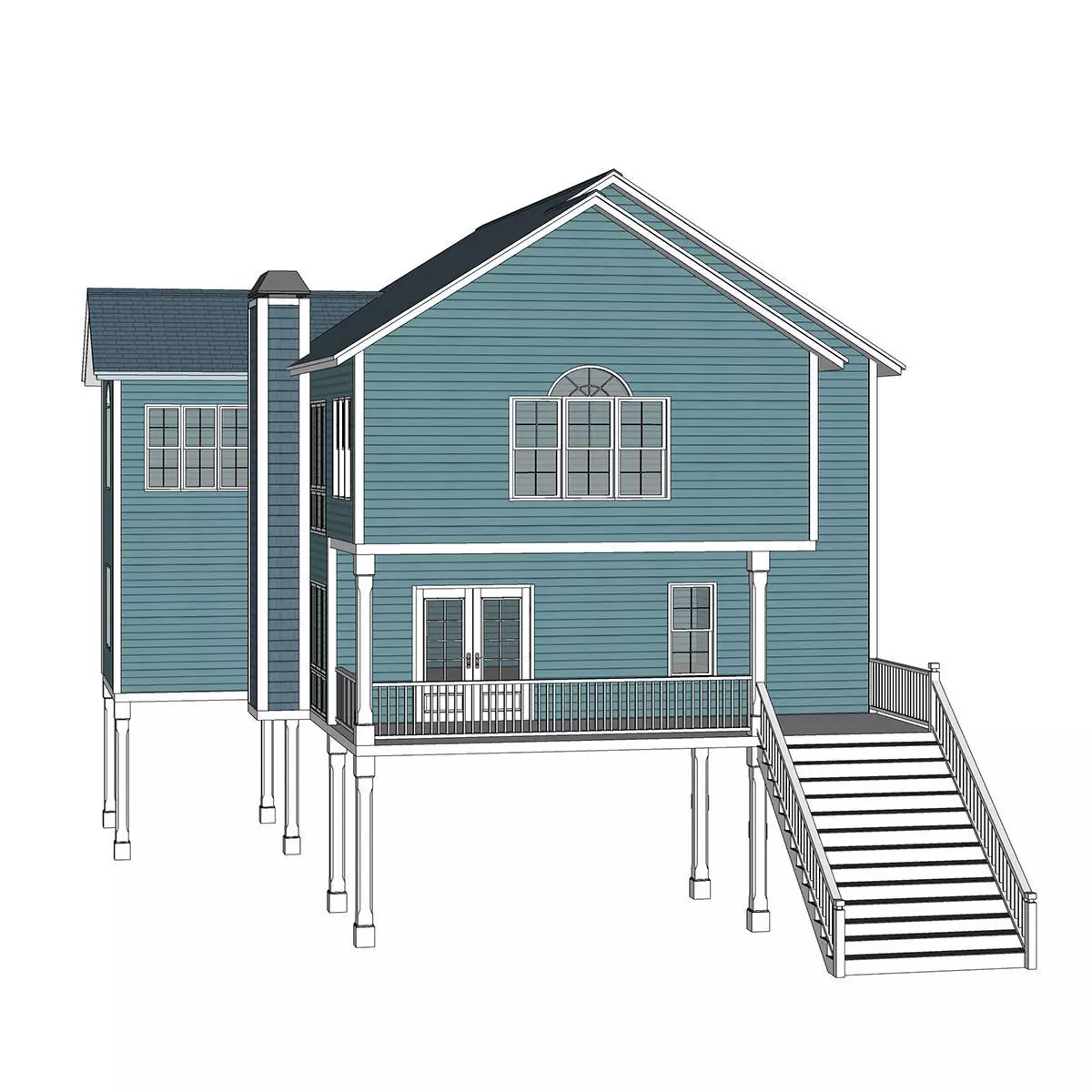 Beach House 19 -Archimple LLC 3D model