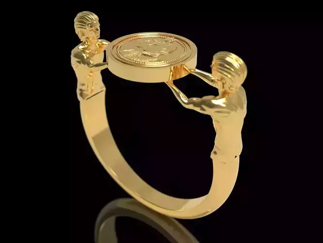 COIN RING KING PERSIAN 