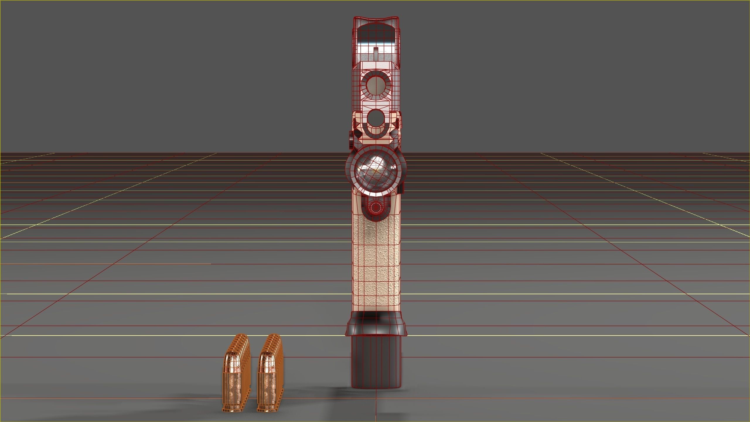 Shadow Systems MR920P compensated 9mm Low-poly 3D model_33