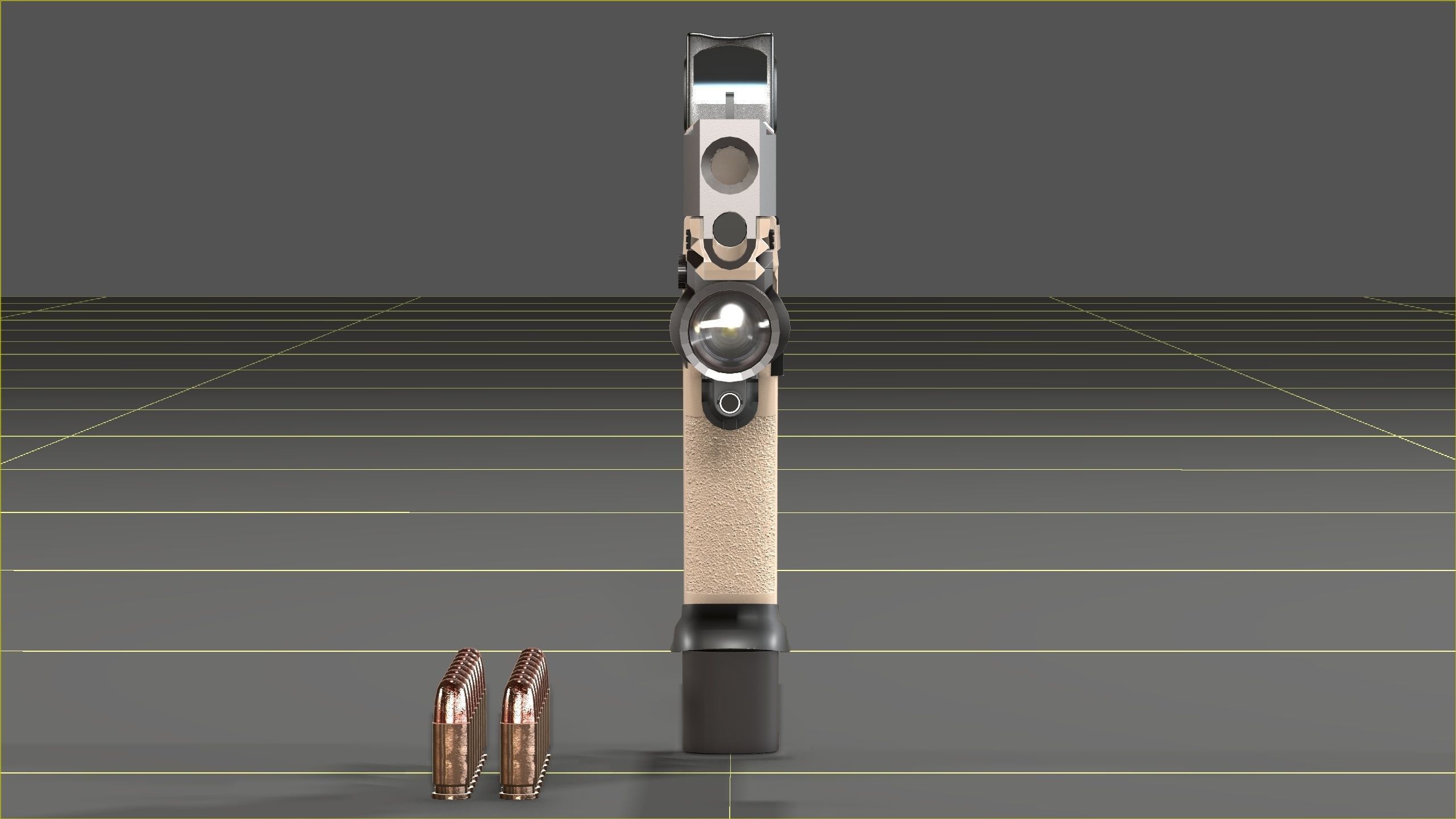 Shadow Systems MR920P compensated 9mm Low-poly 3D model_30