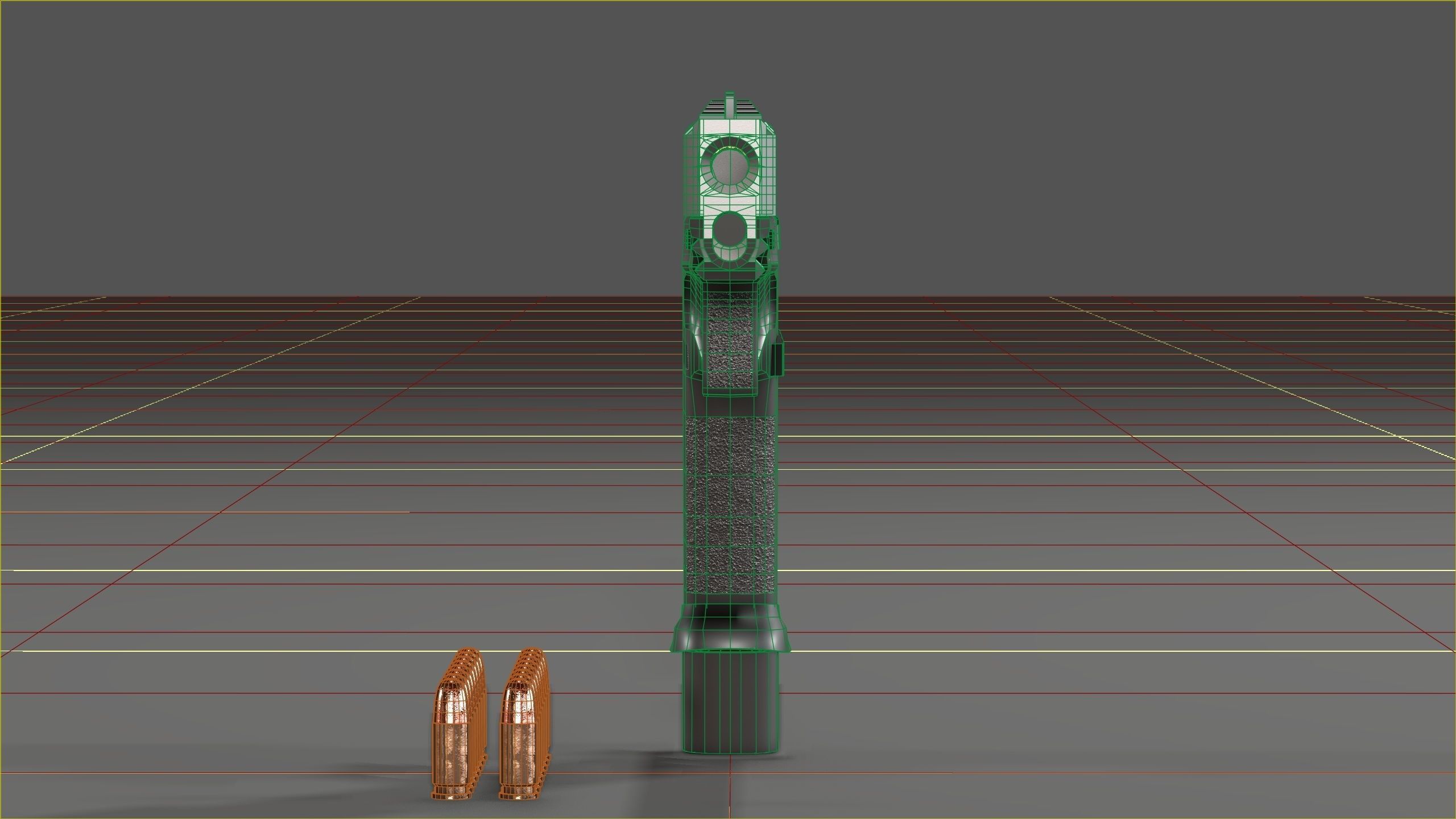 Shadow Systems MR920P compensated 9mm Low-poly 3D model_32