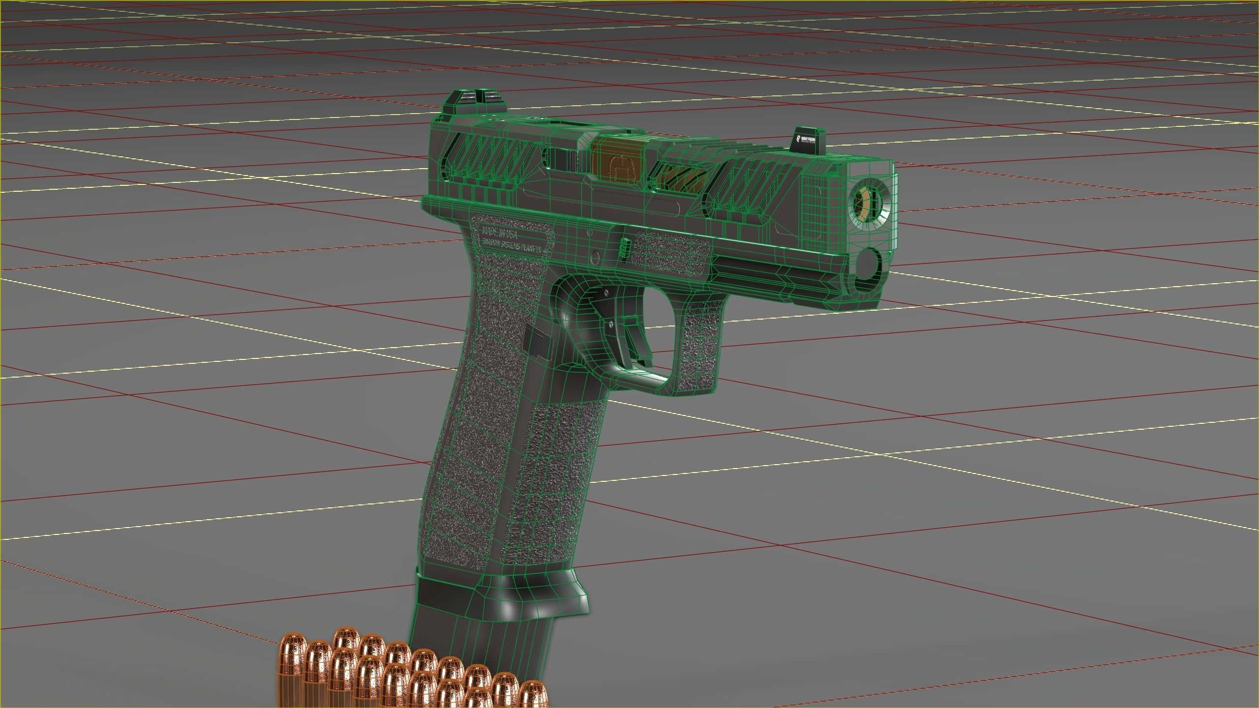 Shadow Systems MR920P compensated 9mm Low-poly 3D model_40