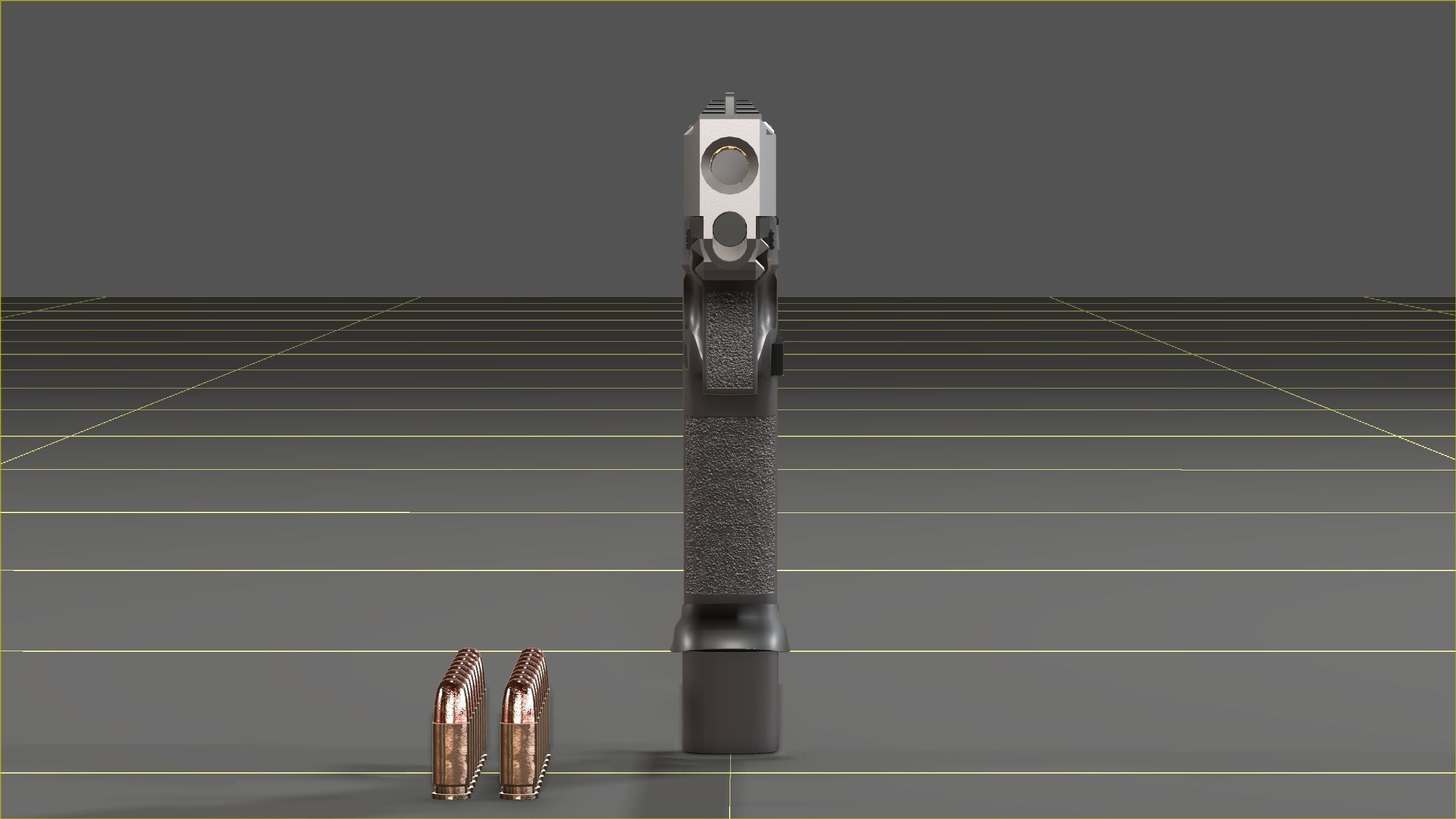 Shadow Systems MR920P compensated 9mm Low-poly 3D model_31