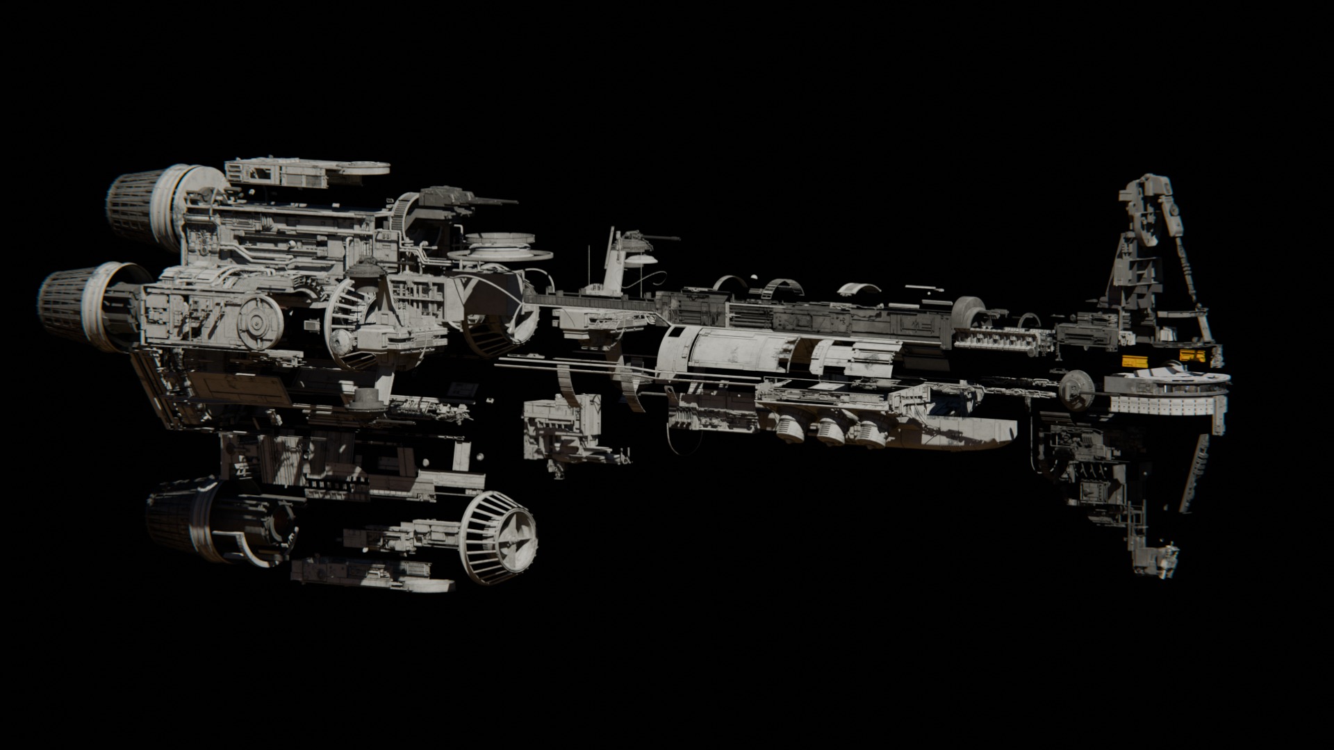 Hammerhear Corvette 3D model_14