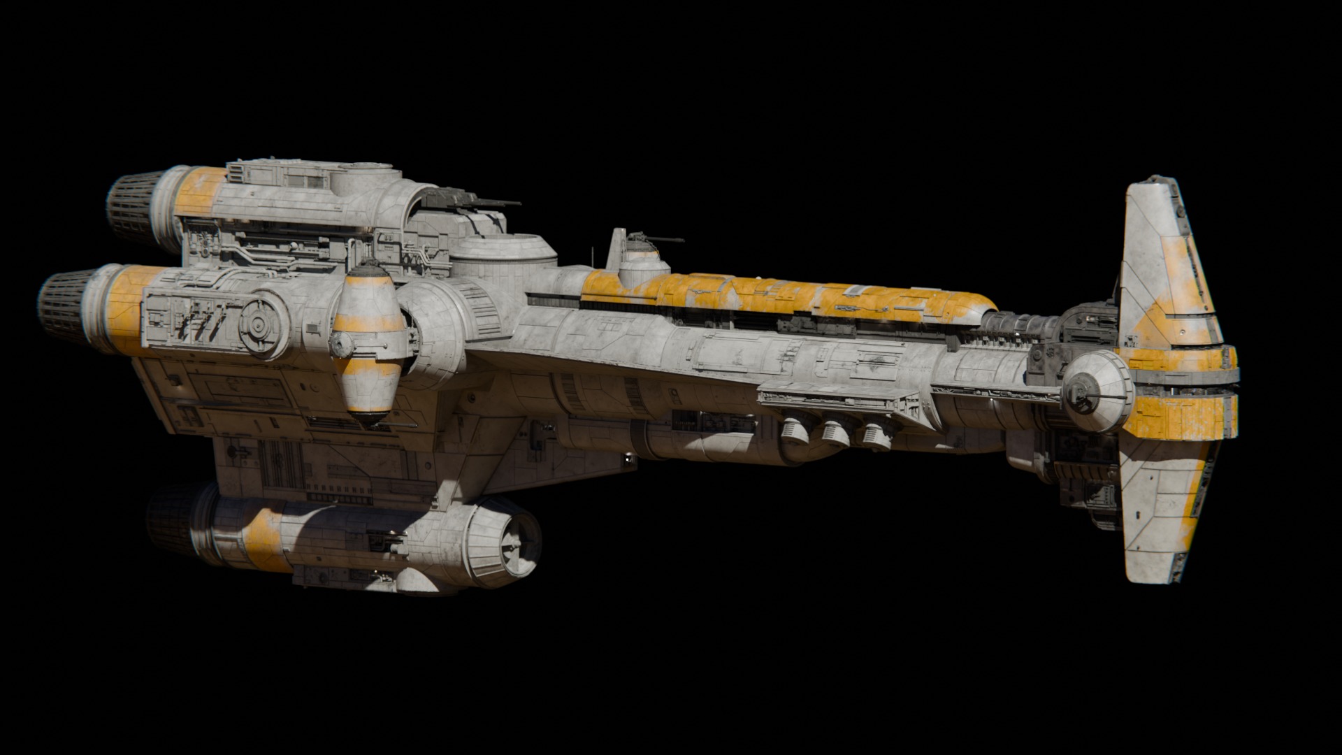 Hammerhear Corvette 3D model_12