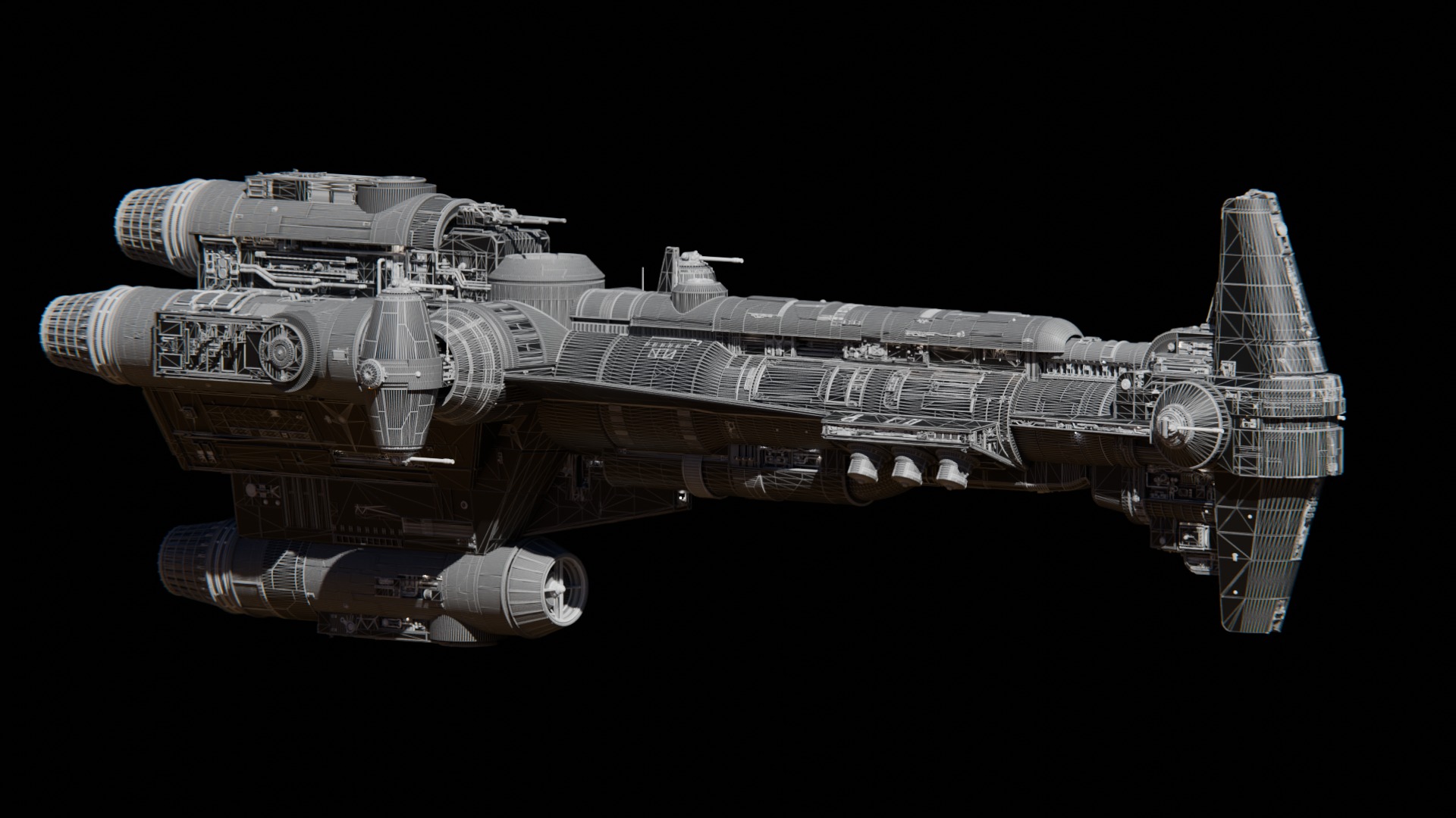 Hammerhear Corvette 3D model_17