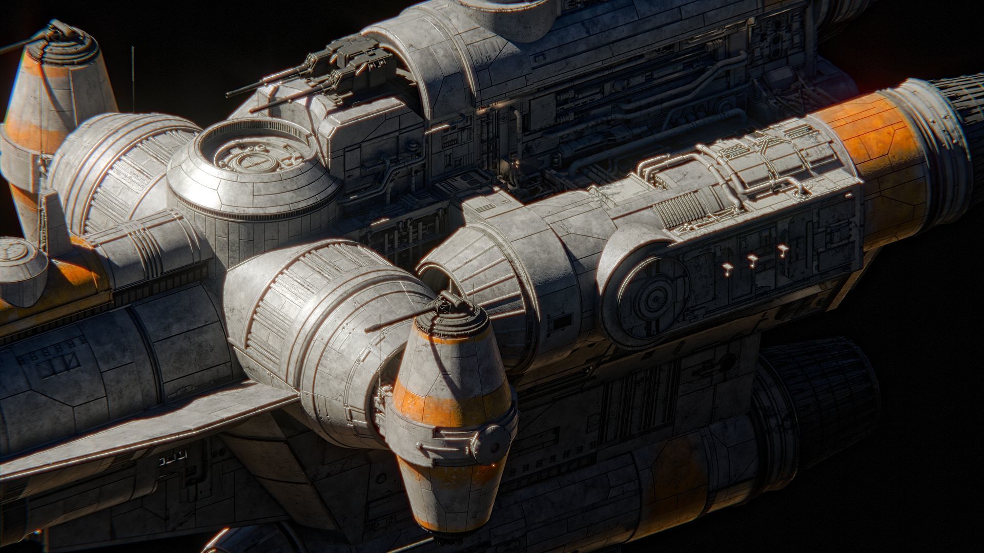 Hammerhear Corvette 3D model_7