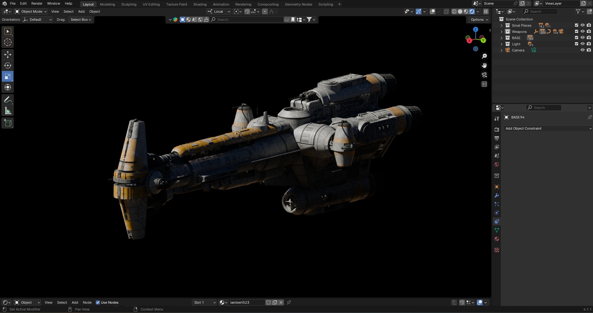 Hammerhear Corvette 3D model_20