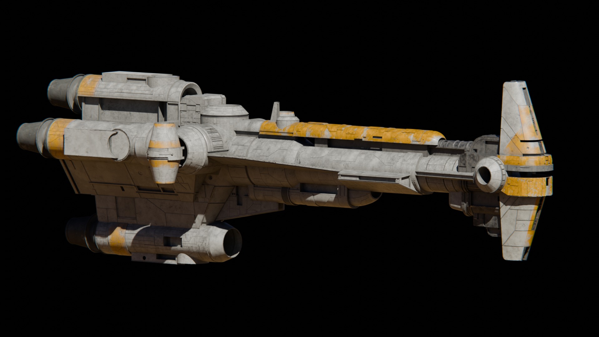 Hammerhear Corvette 3D model_13