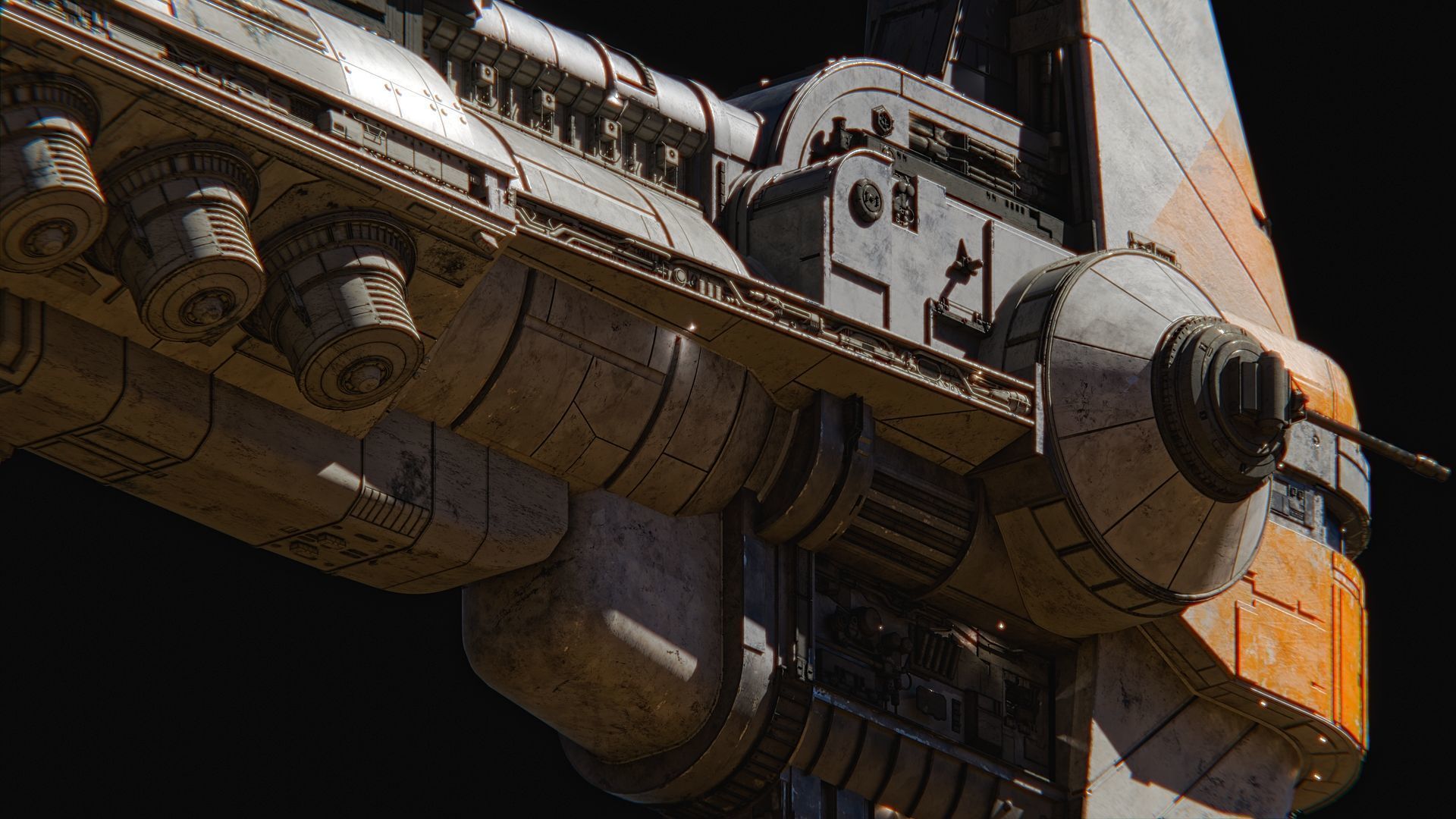 Hammerhear Corvette 3D model_11