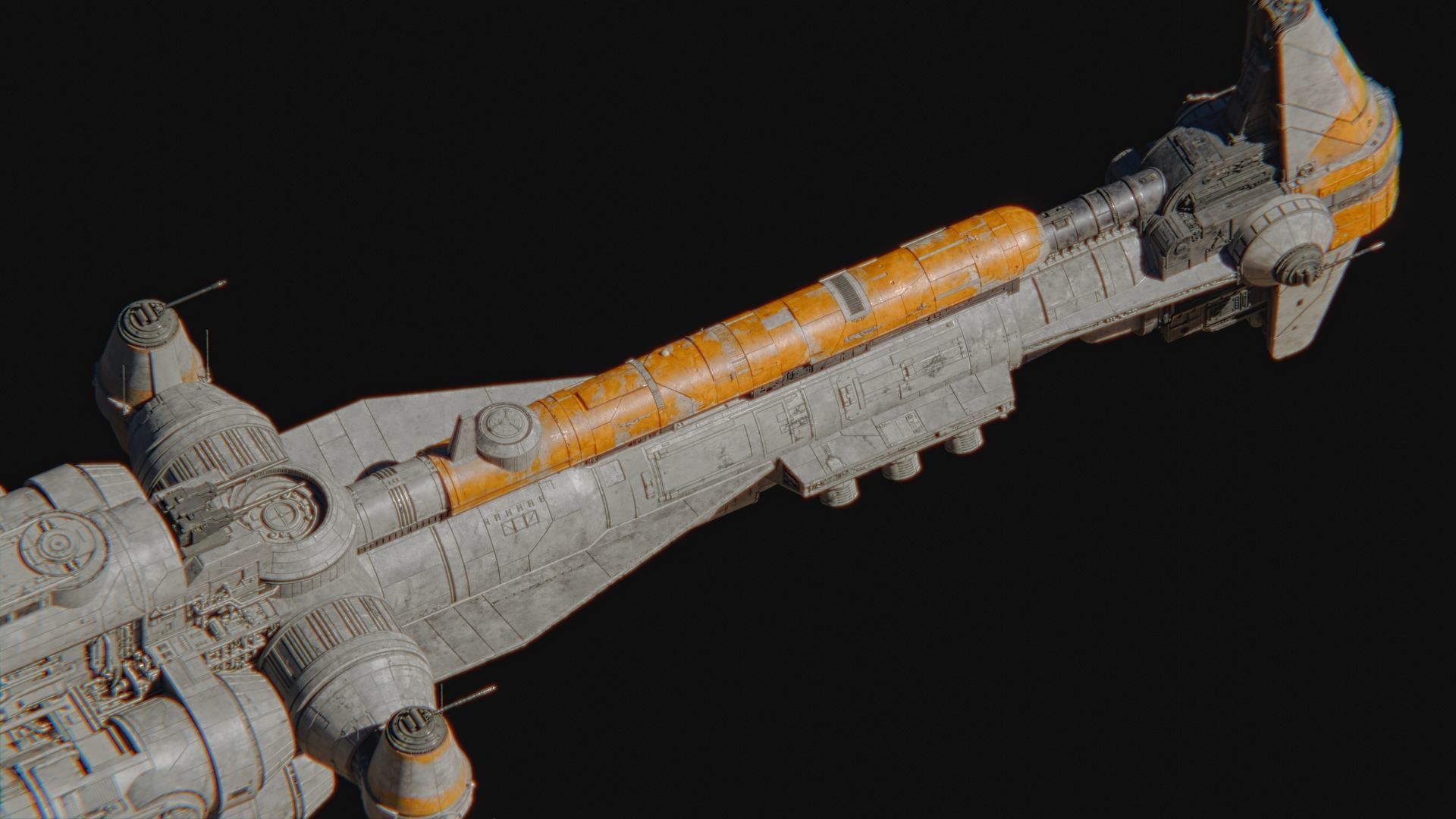 Hammerhear Corvette 3D model_5